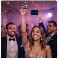 Invitados en fiesta